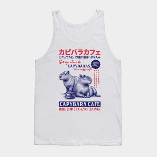 Capybara Cafe Tokyo Japan Tank Top